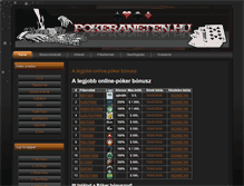 Tablet Screenshot of pokeraneten.hu